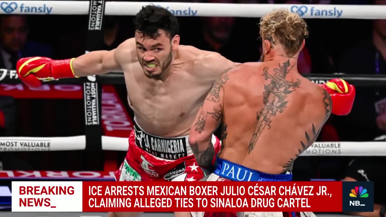 Julio César Chávez Jr. detained by ICE over alleged cartel ties