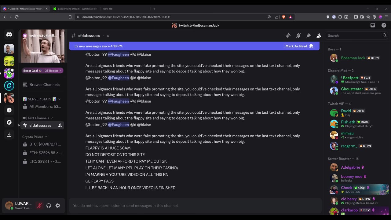 flappybird scammed bossmanjack