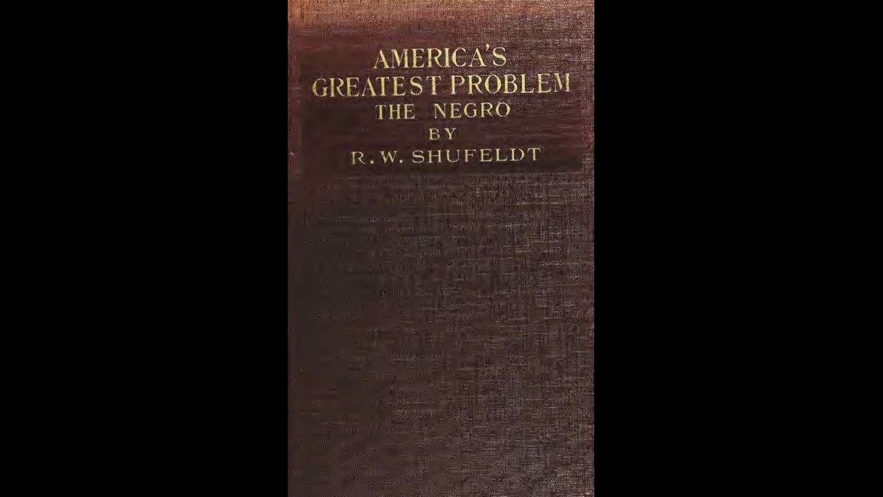 Americas Greatest Problem: the Negro by R.W. Shufeldt. Chapter 7 part 2.