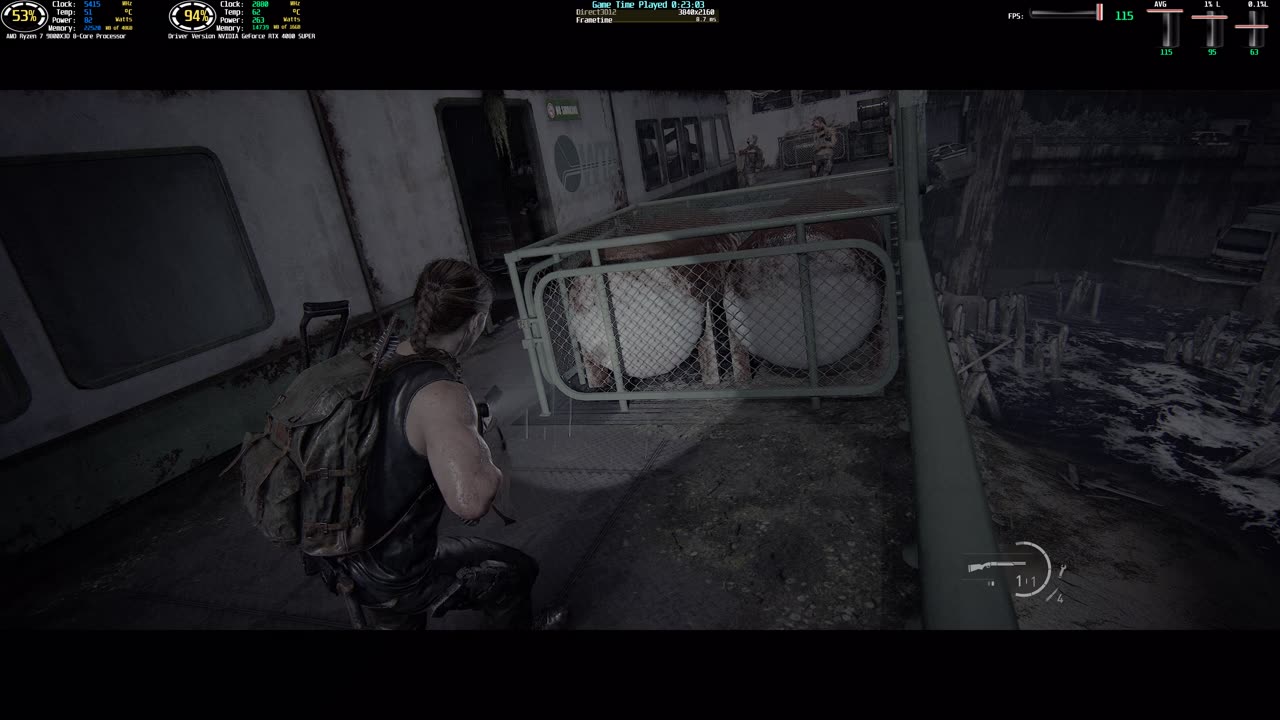 The Last of Us Part II Remastered 219 4k HDR PC Gameplay 9800x3d RTX 4080 Super