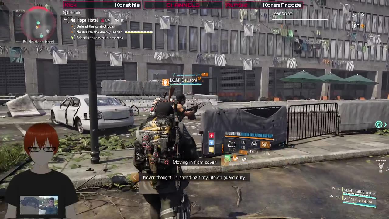 Shooting shit in The Division 2 with The Dog Pack Gaming