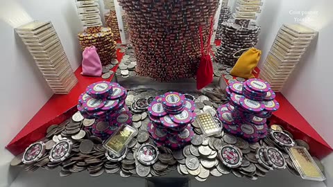 It took a couple tries, but I think it went pretty well high limit coin pusher