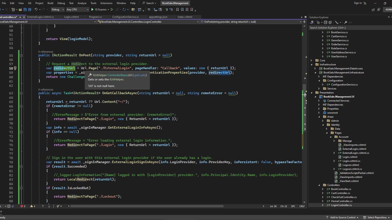 ASPNet MVC Ep61 - External Login - Google