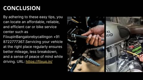 Best Bike Mechanic in Bangalore | Call: +91 8722777367