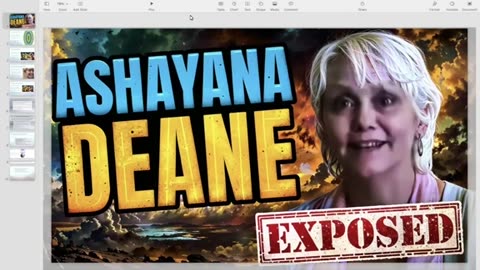 ASHAYANA DEANE EXPOSED : ENERGETIC BIOFIELD READING