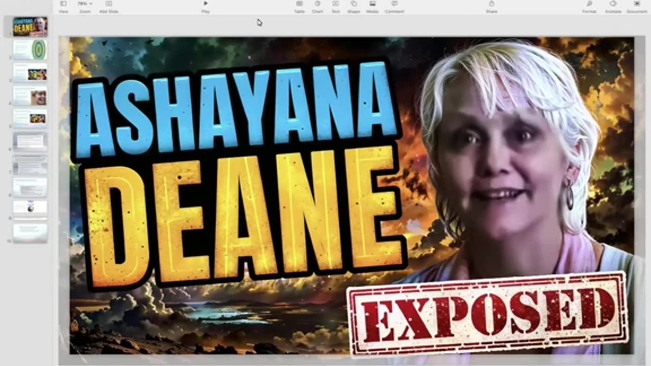 ASHAYANA DEANE EXPOSED : ENERGETIC BIOFIELD READING