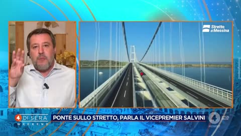 🔴 Matteo Salvini a "4 di sera weekend" su Rete 4 (23.08.2025)
