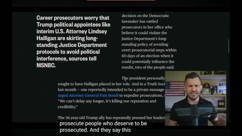 Trump DOJ FIRES Deep State Prosecutors in MASSIVE Purge!!
