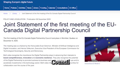 DIGITAL ID AGREEMENTS BETWEEN THE E.U. and CANADA