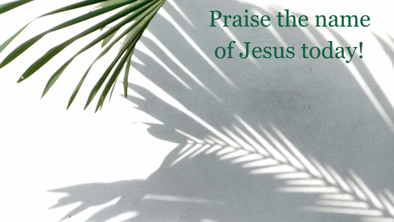 Palm Sunday prompt & reflection