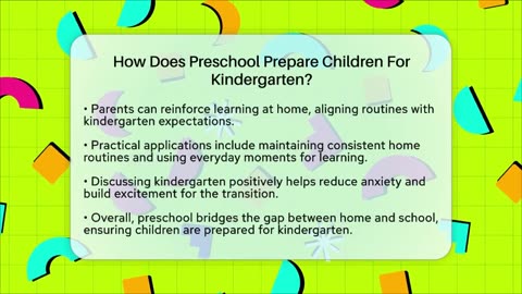 How Does Preschool Prepare Children For Kindergarten_ - Better Family Relationships