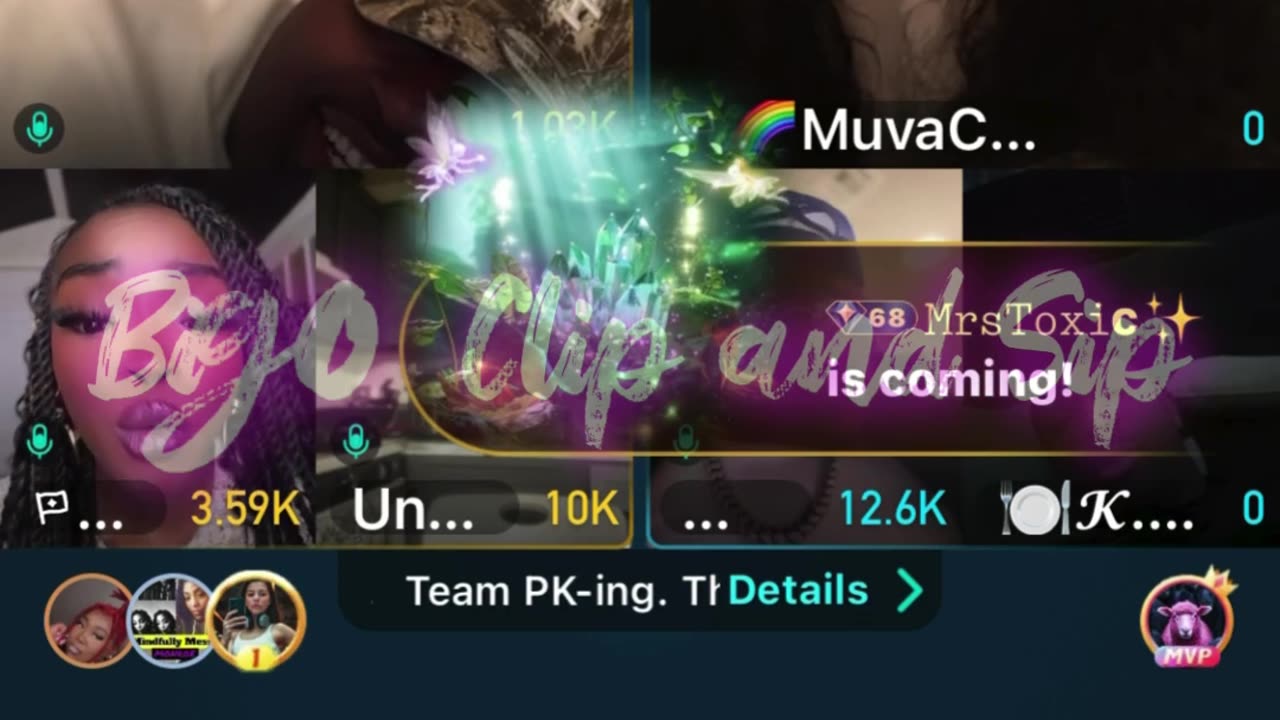 Team PK DreBaby Liyah Unknown MuvaCandy Ms Diverse Finesse KOB 12/7/25 #bigoclipandsip