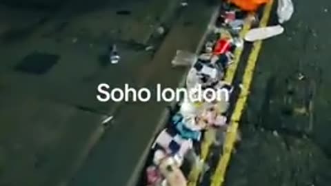 London has been turned into a crap hole with garbage all over the streets