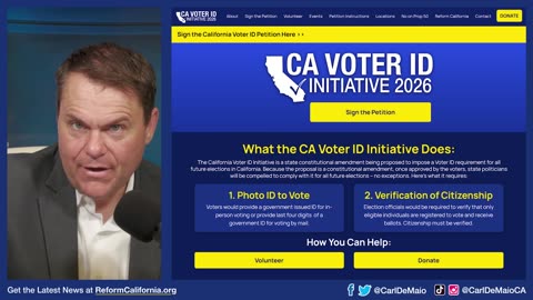 If Prop 50 Passes, CA Voter ID Is Our Only Hope!
