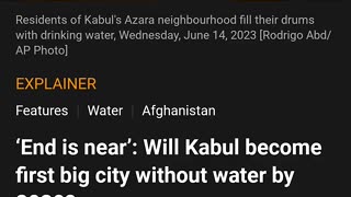 Kabul, Afghanistan Population Exceeds Water Supply.mp4