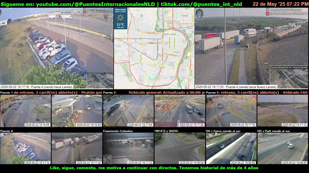 Puentes Internacionales NLD (Youtube / TikTok)