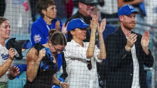 Meghan Markle and Prince Harry enjoy date night at Dodgers' World Series game