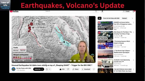 Earthquakes, Volcano’s Update pt1