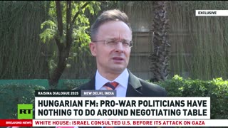 Pro-war politicians have nothing to do around negotiating table – Hungarian FM