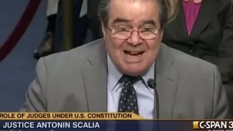 Supreme Court Justice Antonin Scalia explains the U.S. Constitution.