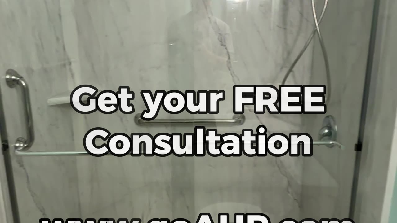 Bypass Shower Door Install for Bathroom Remodel