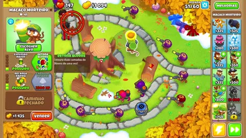 Bloons TD 6 Tree Hole Medium Round 51