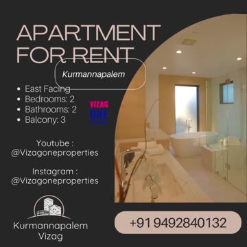 2bhk rent kurmannapalem Vizag Visakhapatnam Real Estate PropertiesVizagOneProperties