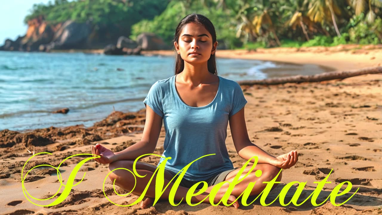 Electronic music. Song I Meditate.