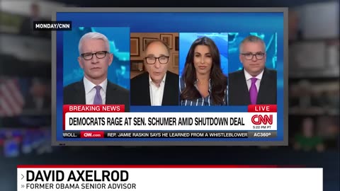 Democrats Turn on Schumer Amid Government Shutdown Fallout