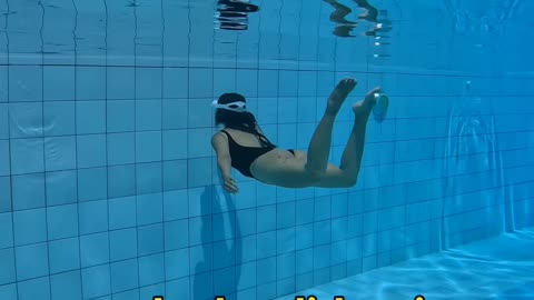 How to swim underwater without swimming