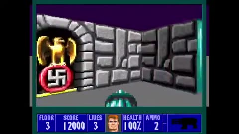 Wolfenstein 3D Demo Episode 1 Floor 3