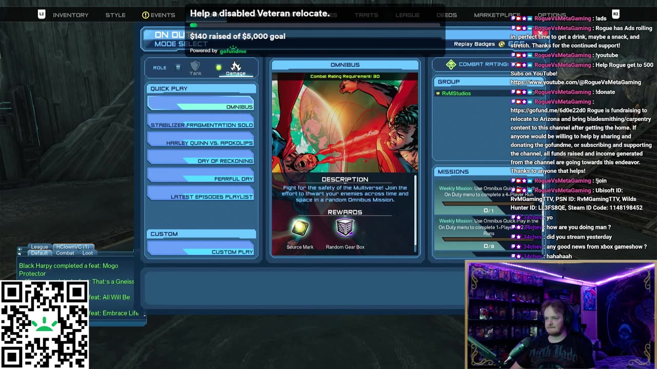 Fundraiser, Gaming, and hanging out.