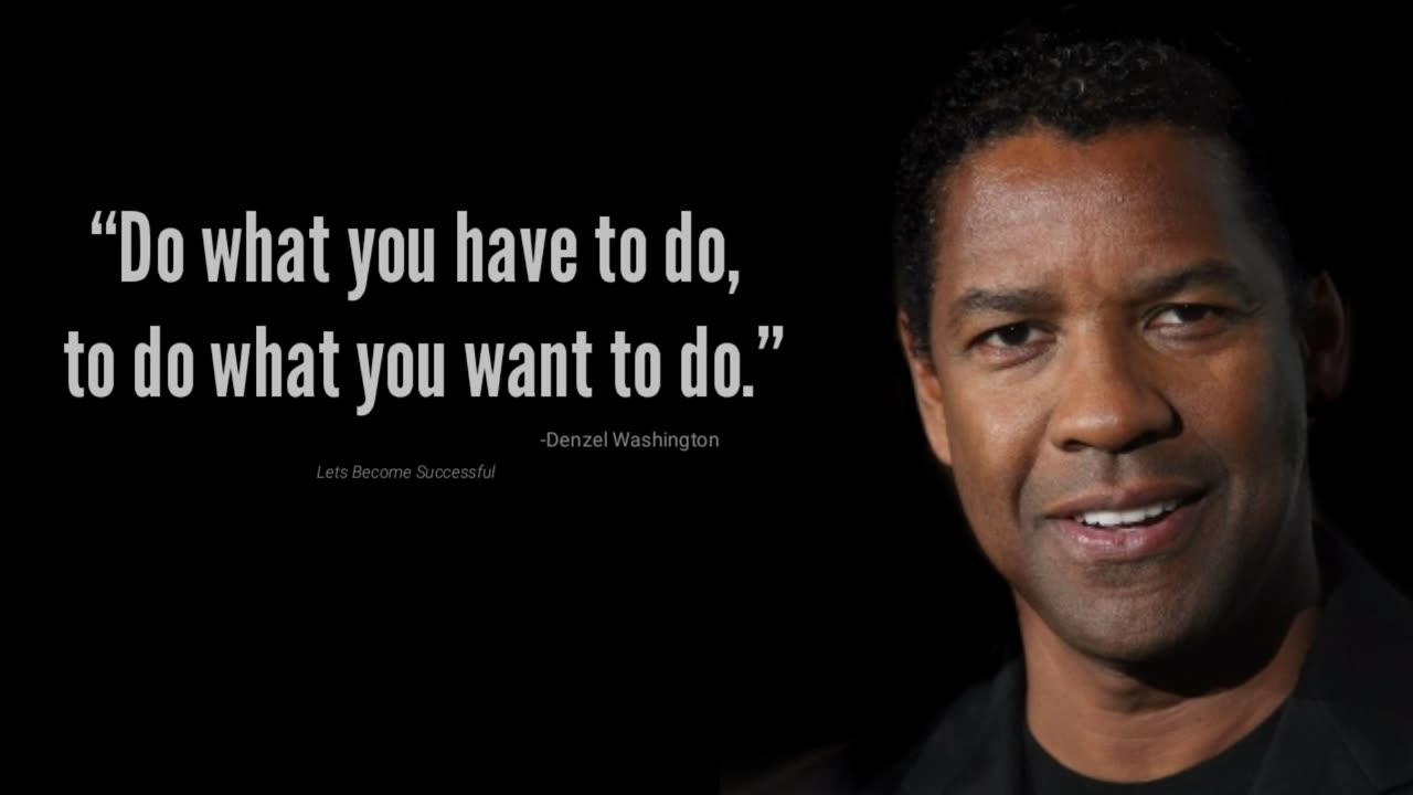 3 Rules to Live By for a Successful and Happy Life | Denzel Washington Motivation