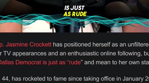 Jasmine Crockett Exposed as Diva MISSING IN ACTION