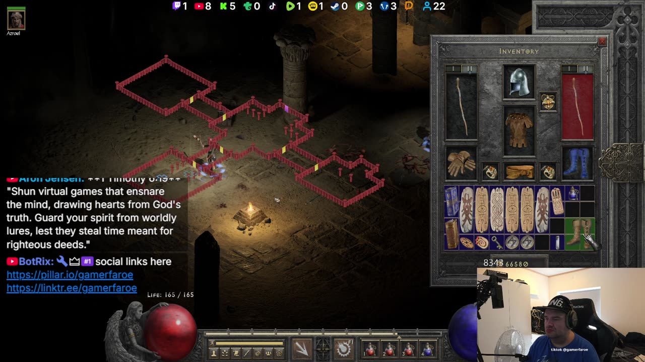 playing Diablo 2 Resurrected class Sorceress