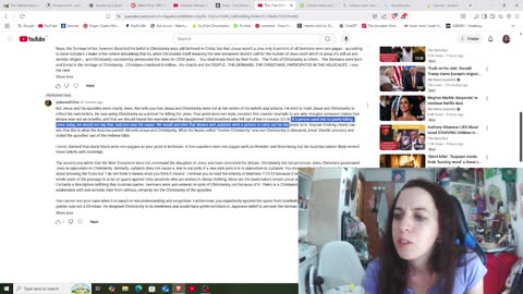 Christian Dude Denies The Unthinkable,... responding to a commnet,@AaronOfZion