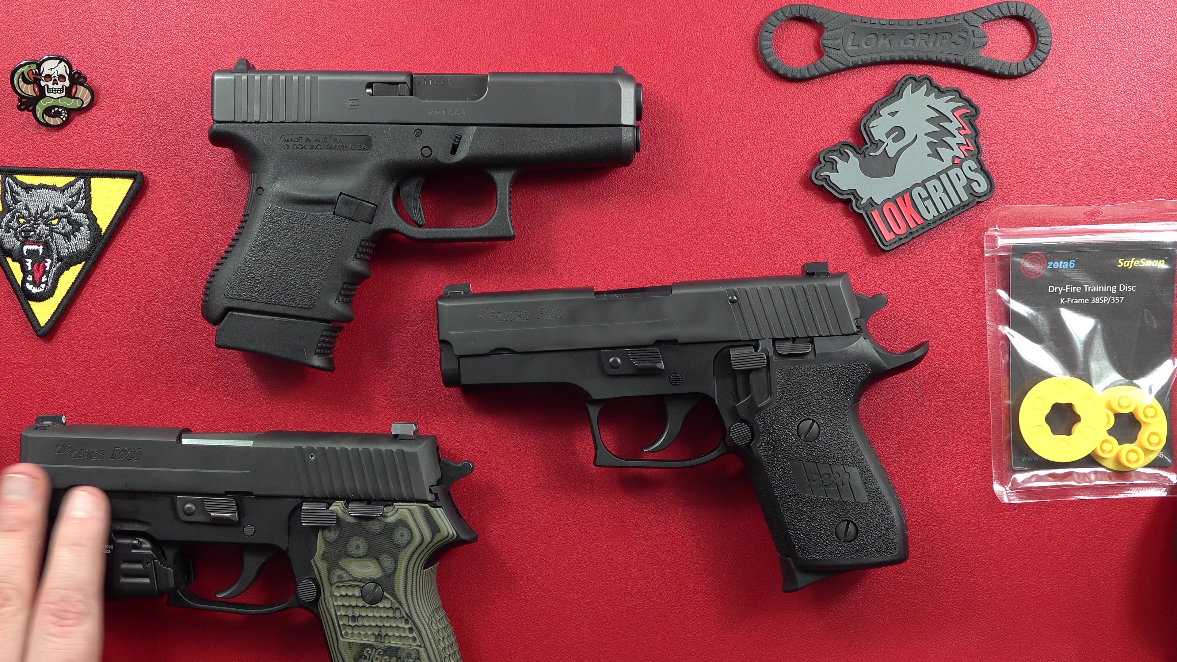 SIG Sauer P220 Compact vs Glock 36 (Carry 45s comparison)