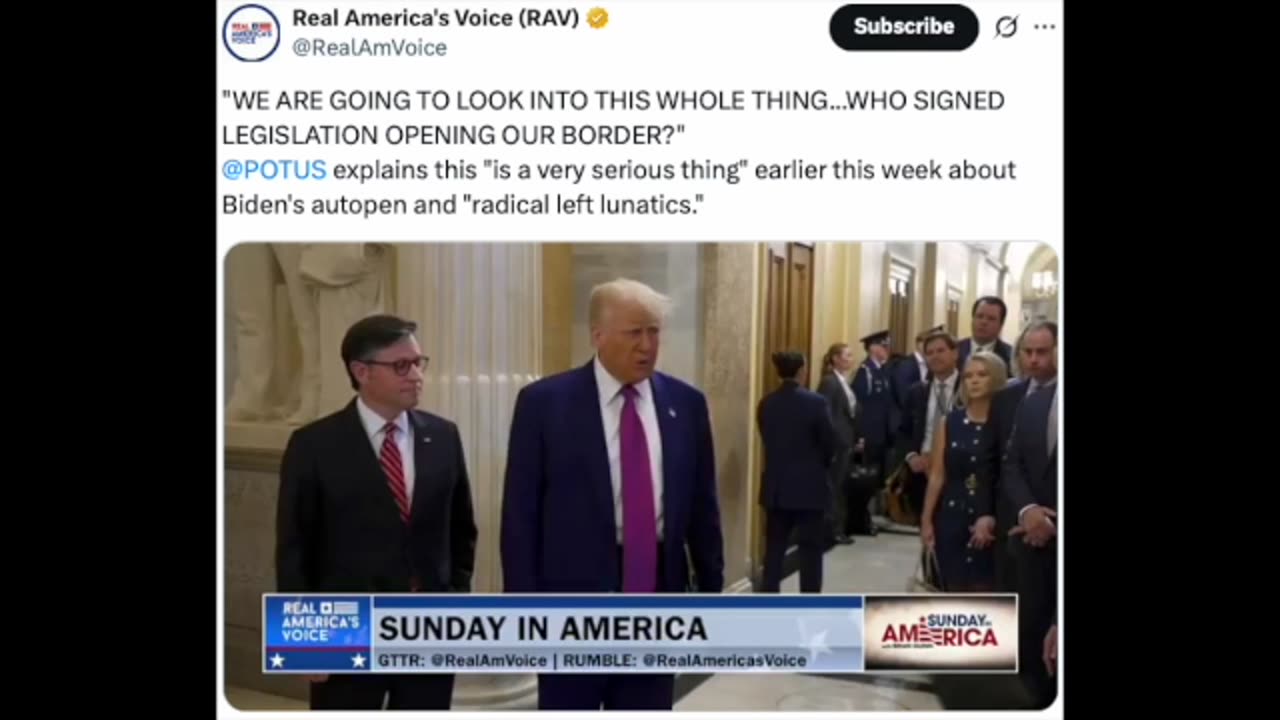 Biden Did Not Sign The Law Opening The Border; The AUTOPEN and The People In Control Of It DID