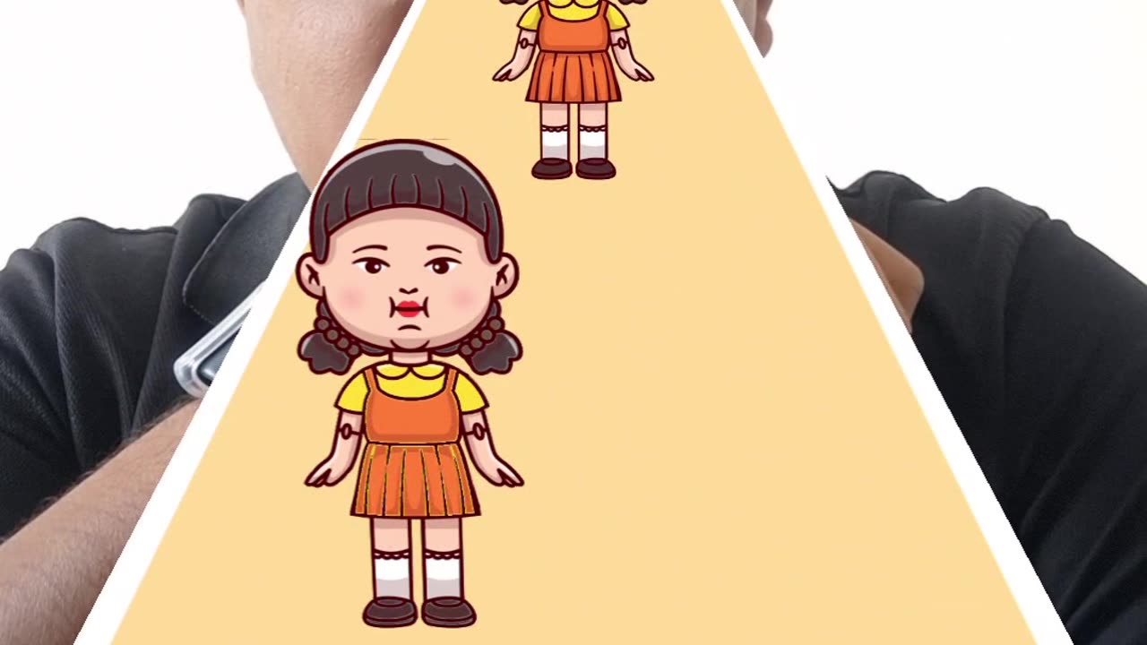 Squid Game Doll Challenge #squidgame #squidgame2 #squidgame 3