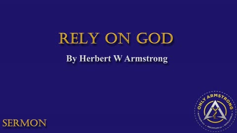 Rely on God- D.U.B. '85