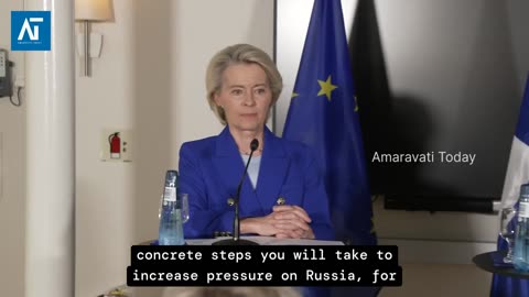 EC President & Finland PM Address Russia Threats, EU Defense & Economy | Europe | Amaravati Today