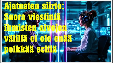 Ajatusten siirto - suora viestintä ihmisten aivojen välillä ei ole enää pelkkää scifiä