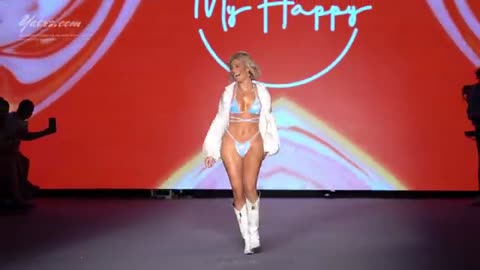 My Happy Swimwear Fashion Show - Miami Swim Week 2021 - Paraiso Miami Beach - Full Show 4K