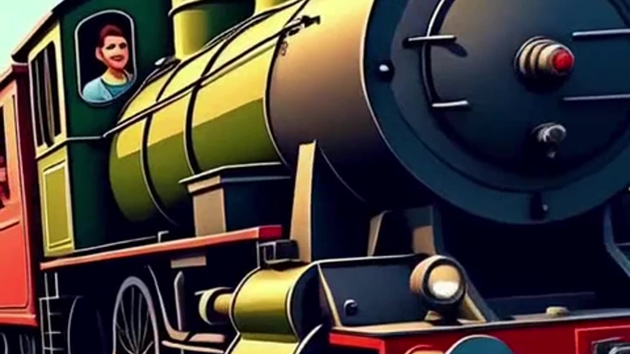 os trens na estaçao