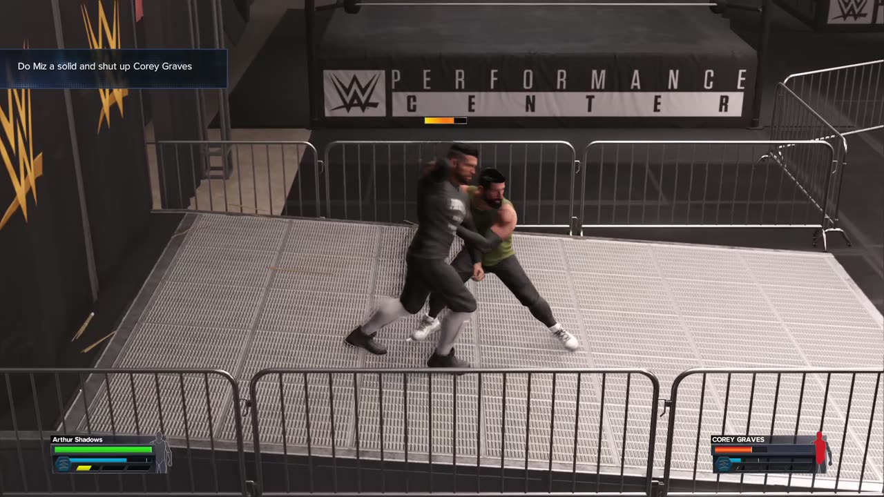 WWE 2K23 MyRISE part 17 finish this lets play after this one take my business to rumble some content maybe cut thanks kick for your corrupt storage look like side missions are gone not main story