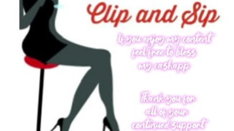 Thank you for all of the continued support-if you would like to bless my cash app please feel free
