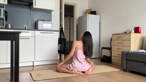 Kira Stretching and Workout