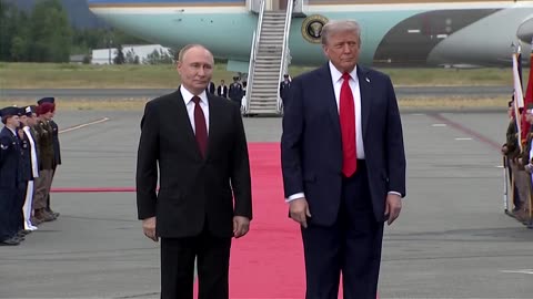Trump and Putin greet each other ahead of high-stakes summit