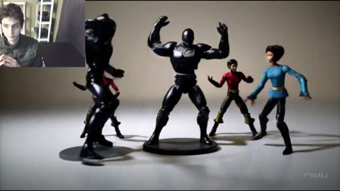 Action Figures Of Robotic Characters Dancing Fake Stop Motion Video With Live Commentary