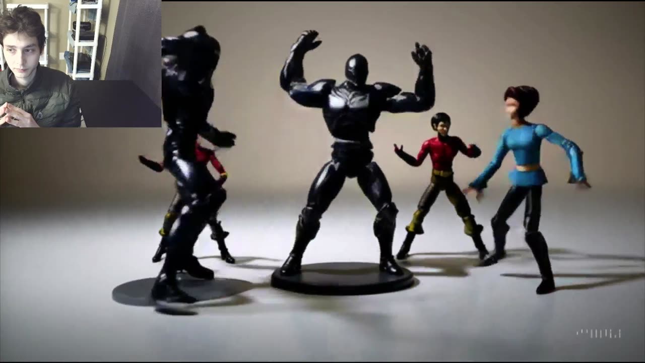 Action Figures Of Robotic Characters Dancing Fake Stop Motion Video With Live Commentary
